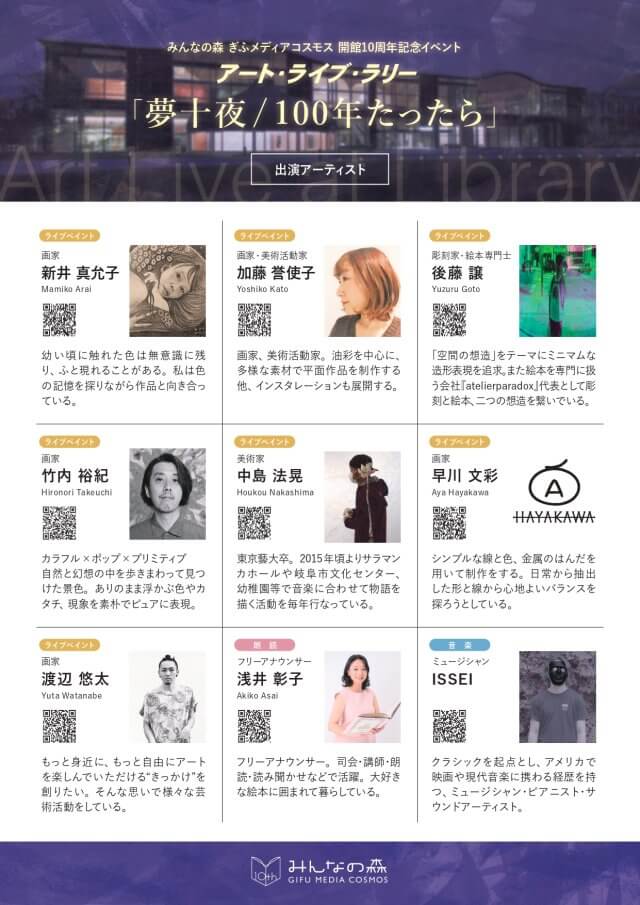 アート・ライブ・ラリー「夢十夜／100年たったら」 | その他